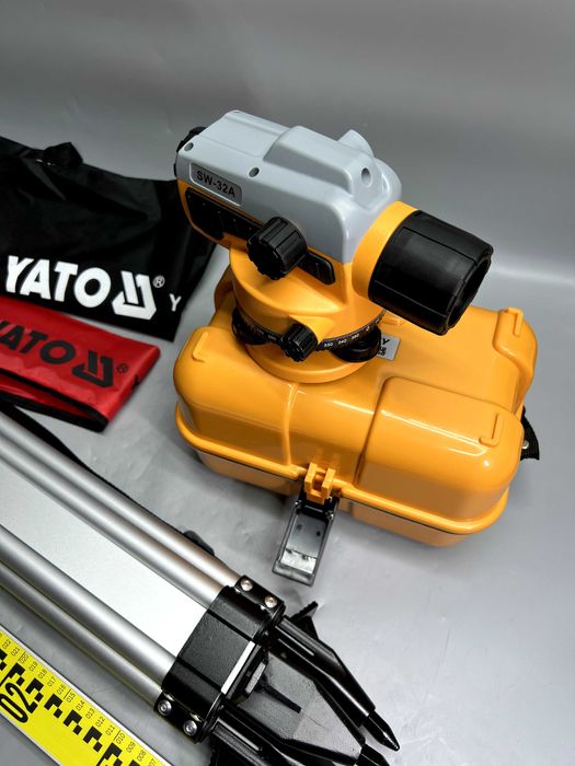Проф качество Оптический нивелир Sndway SW-32A Штатив Рейка 5м YATO