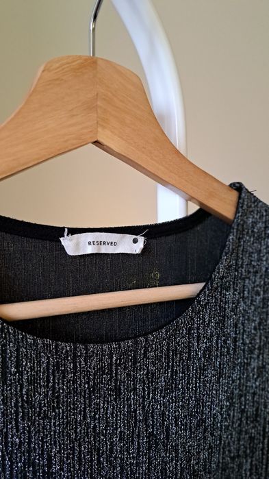 Reserved elegancka błyszcząca sukienka L też M S święta sylwester