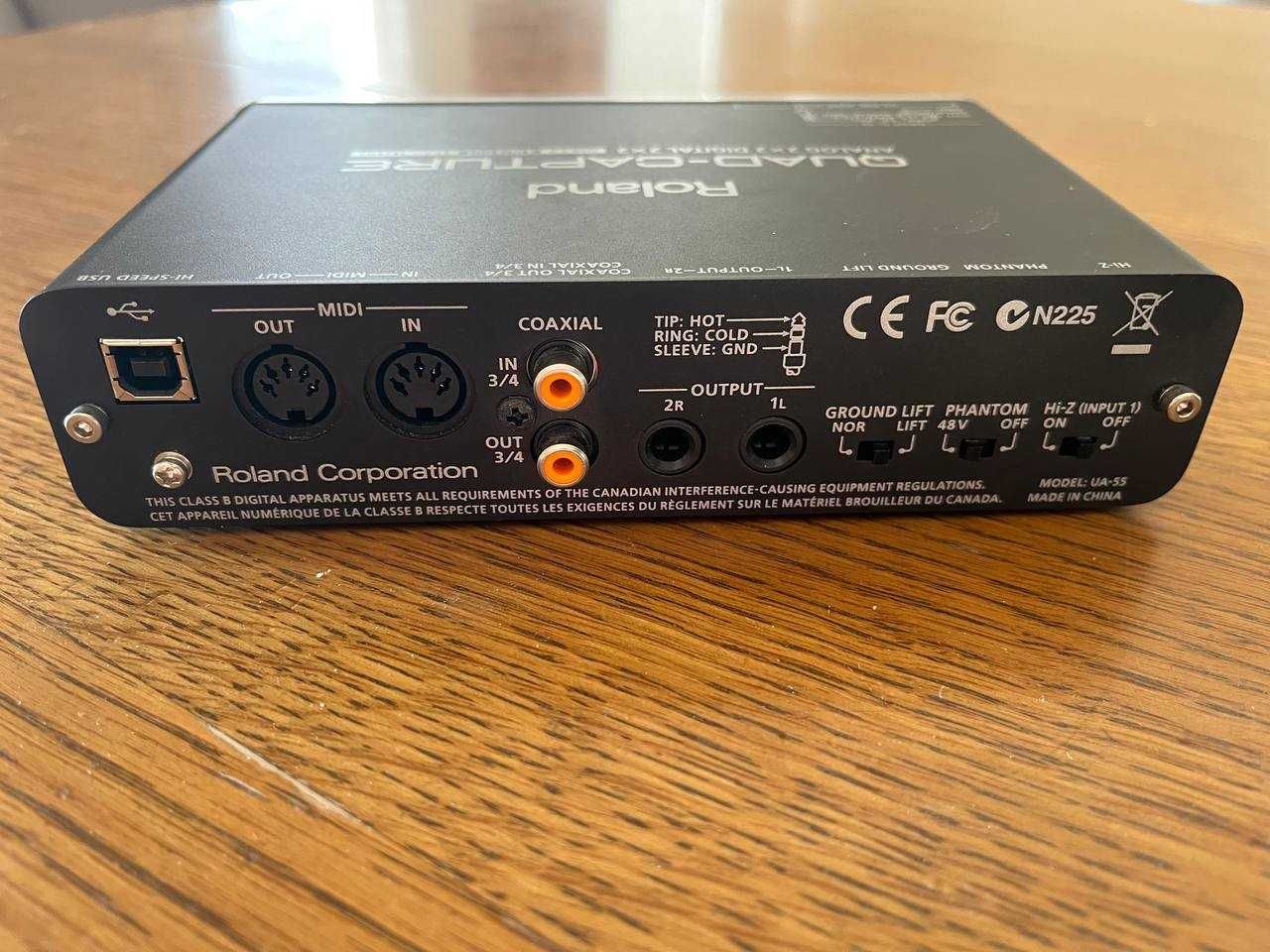 Аудиоинтерфейс Roland UA-55 Quad-Capture