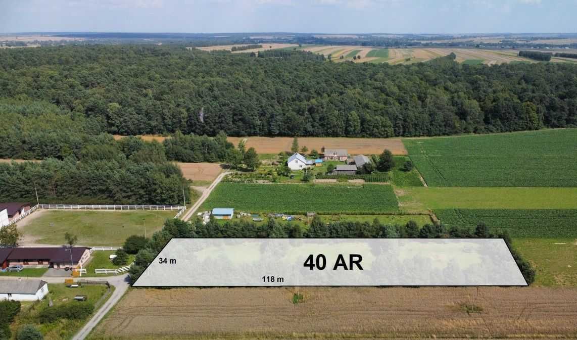 Działka Budowlana 4000m2 Uzbrojona  Bez Pośredników