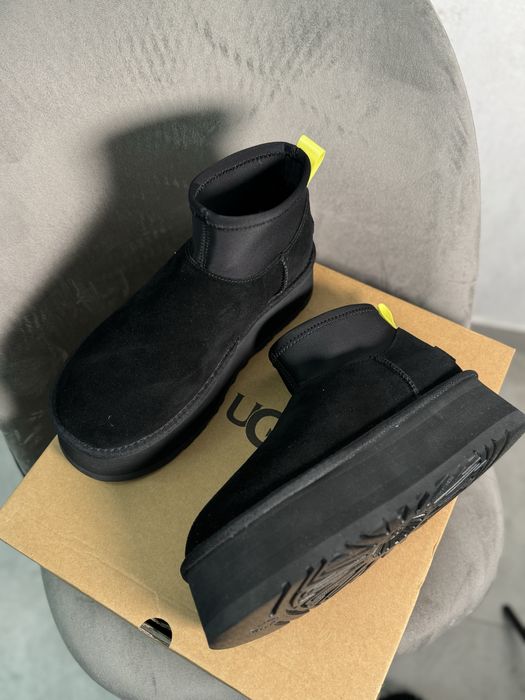 Замшеві чоботи UGG Classic Mini Dipper угг угги