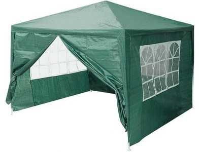 Садовый павильон шатер палатка 3х3 м 4 стенки зеленная