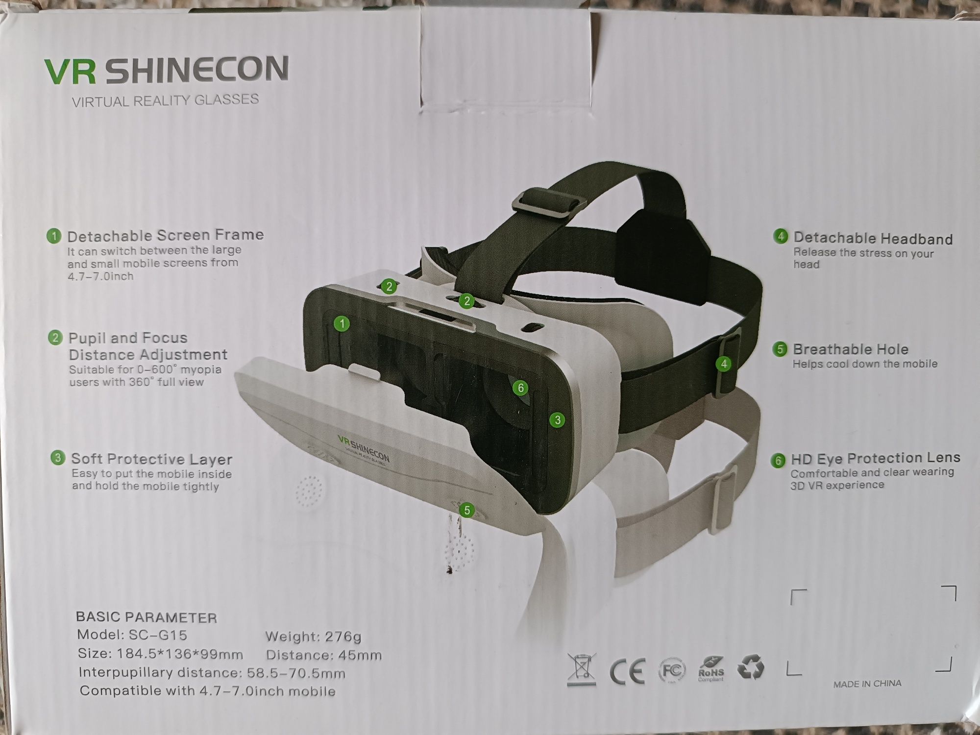VR 3D очки для смартфона