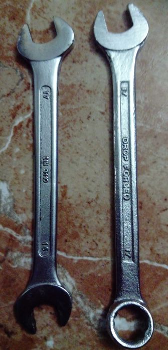 Vendo 6 chaves combinadas de boca e de roquete