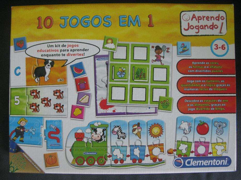 10 jogos em 1 Clementoni