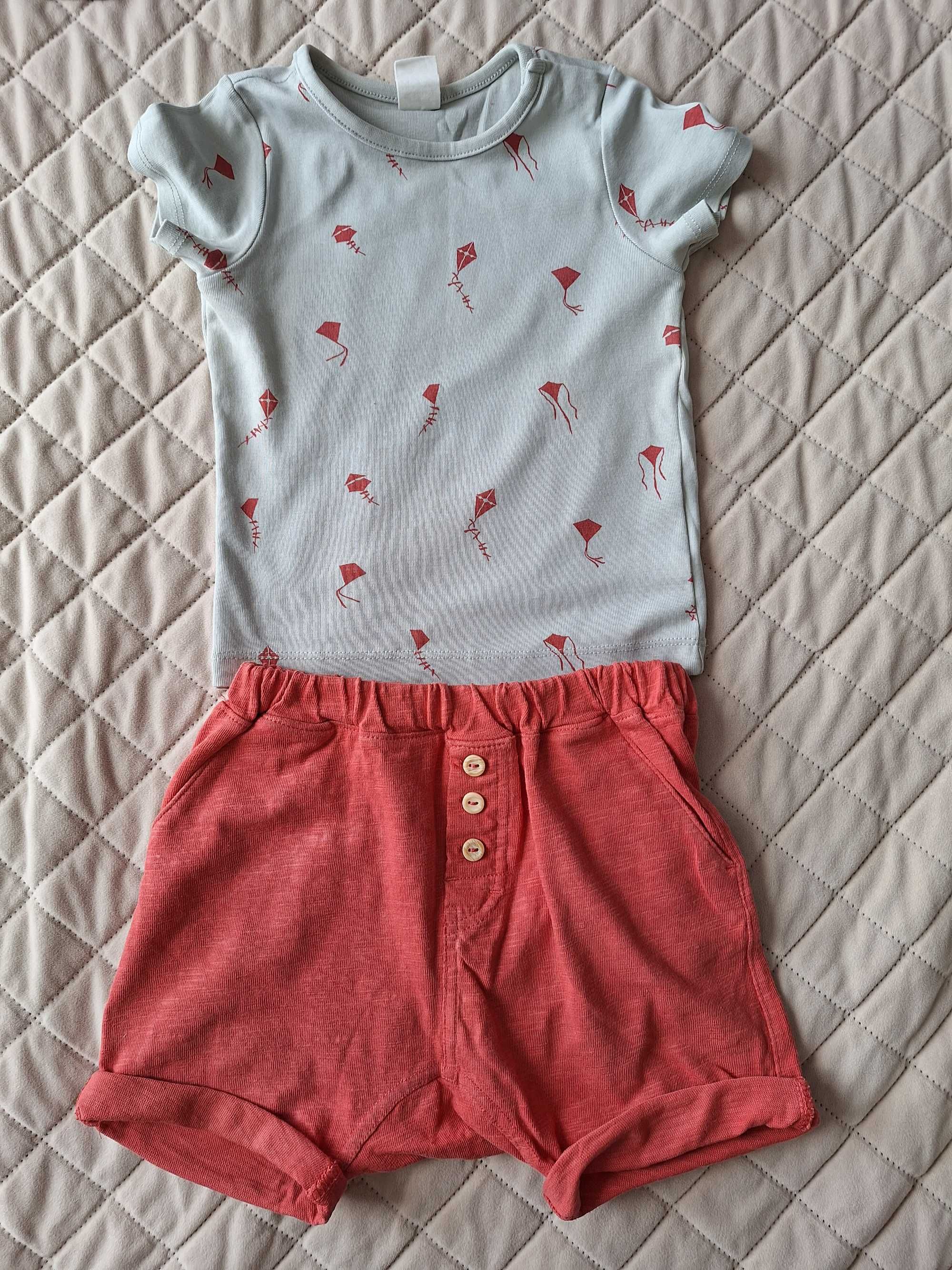H&M linia Organic Cotton szorty r.92