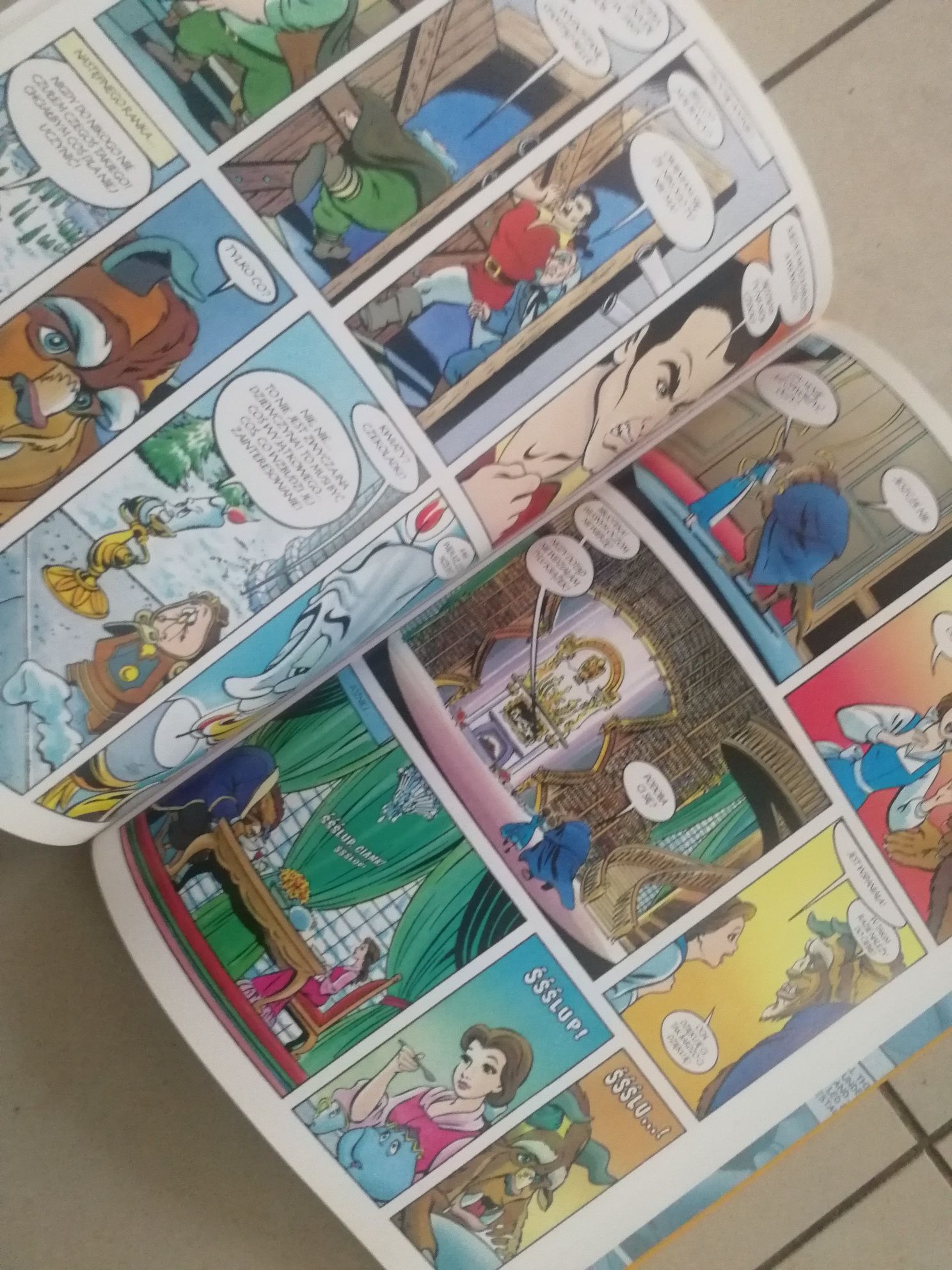 Piękna i bestia komiks Disney