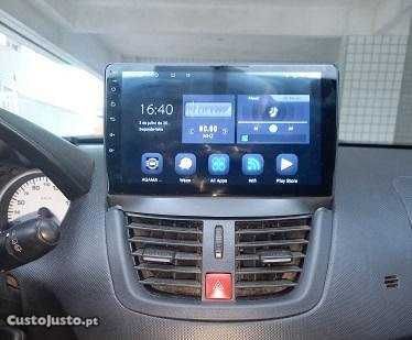 Auto-rádio 9" android 14 Peugeot 207 207 CC 2006 a 2015