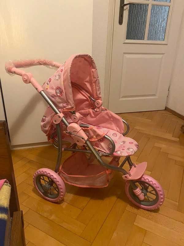 Wózek dla lalki i dodatki