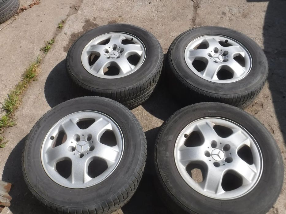 Mercedes ML W163 lift  Alufelgi  opony 17 5X112 felgi ET52 zima zimowe