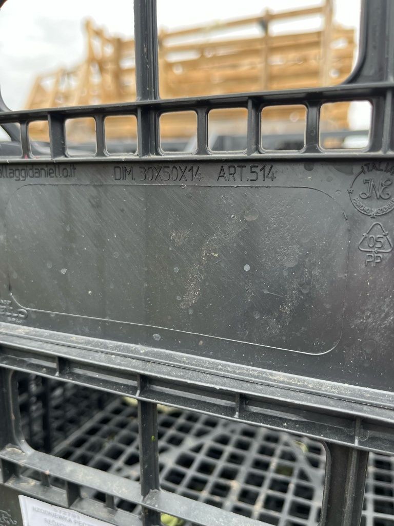 Skrzynki plastikowe po rzodkiewce  50x30x14cm 10000 sztuk