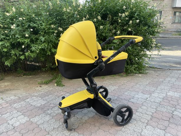 Коляска Mima Xari Yellow Limited Дитячий возик 2 в 1 як нова