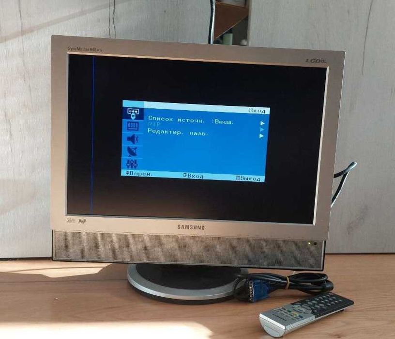 Телевізор Samsung LCD TV Monitor SM 940mw 19" + приставка Т2