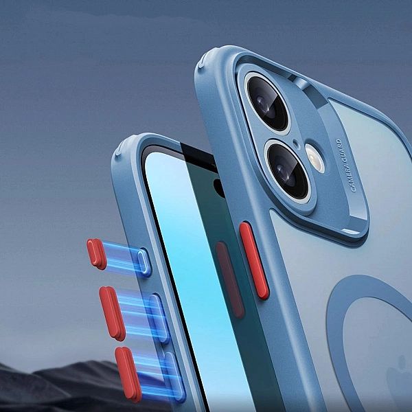 Esr Classic Pro Set Halolock Magsafe Iphone 16 Frosted Blue