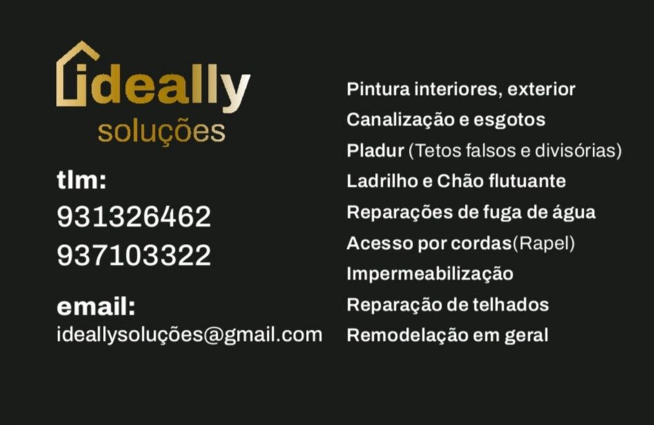Pequenas e grandes reparações/ Remodelação.