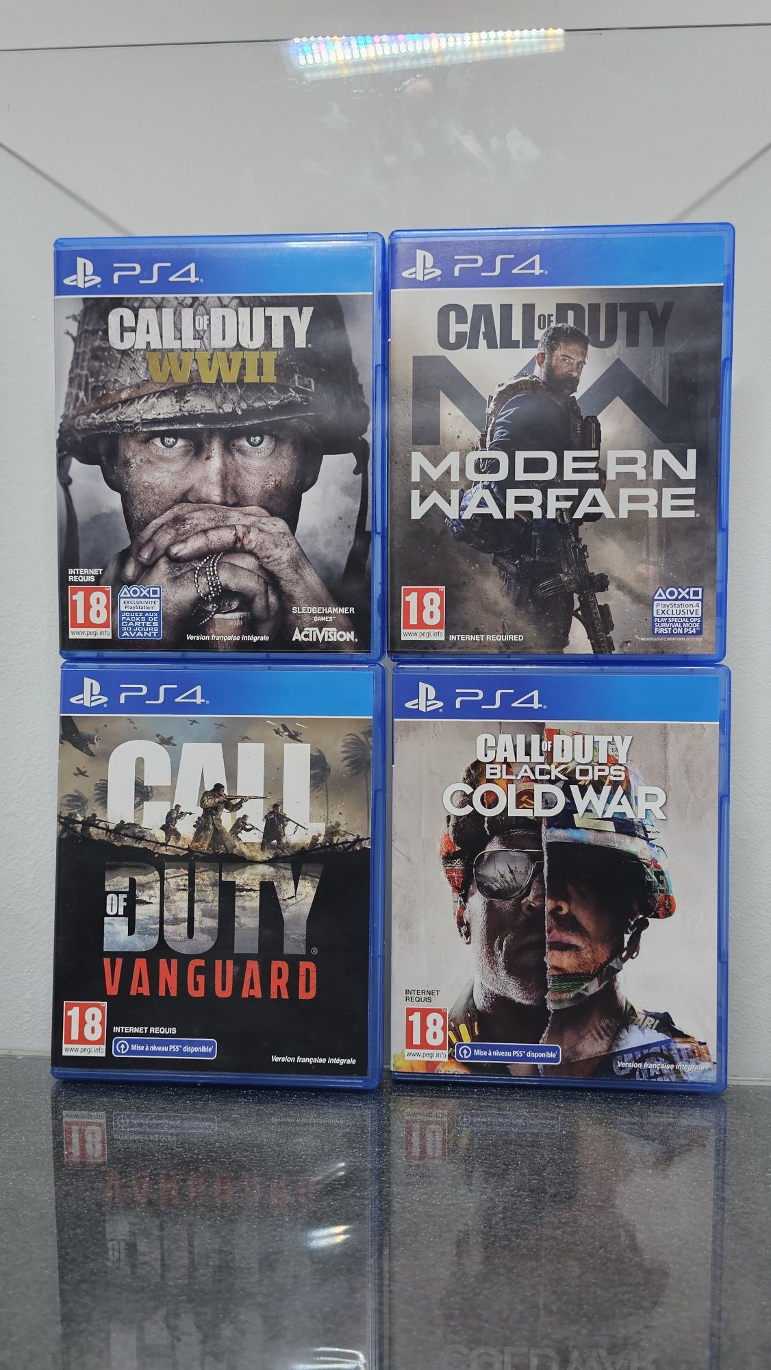 4X Call of Duty Black Ops Cold War Vanguard WWII Modern Warfare PS4