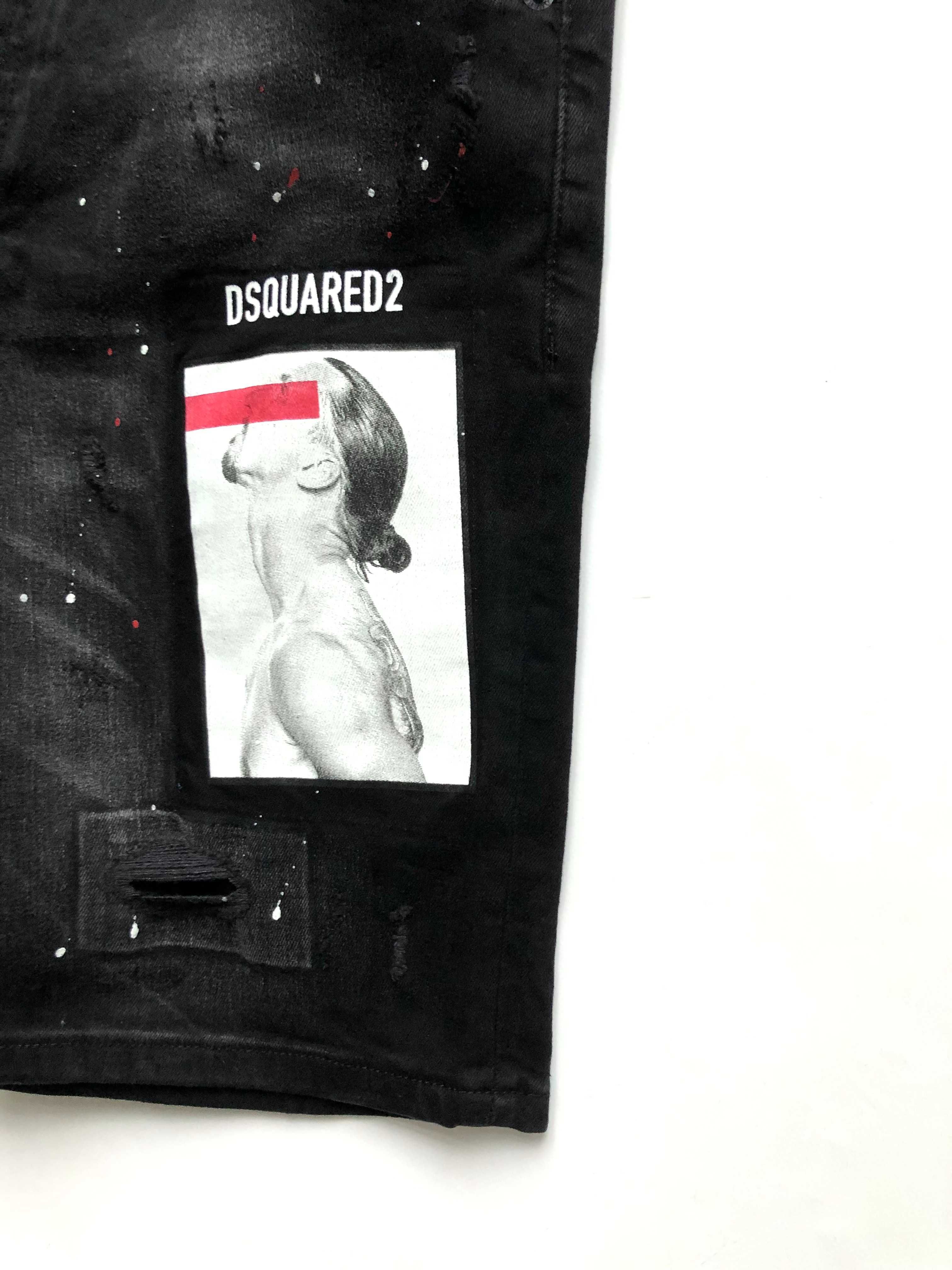 Dsquared Icon Ibrahimovic szorty jeans spodenki WYPRZEDAŻ! S L XL