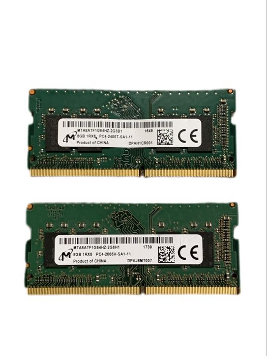 Pamięć RAM DDR4 16 GB (2x8 GB) SODIMM Micron 2400 MHz