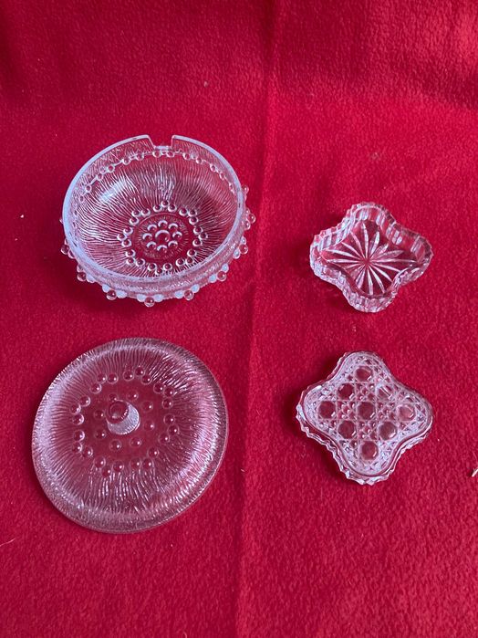 Pecas decorativas em cristal e vidro