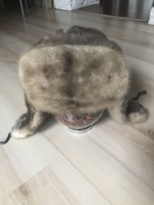 Шапка -вушанка норкова розмір 52-55