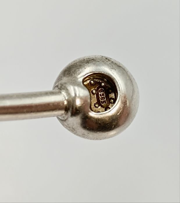 Браслет пандора Pandora Signature серебро и золото