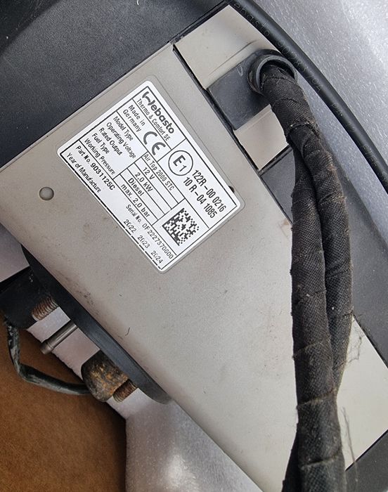 Webasto ogrzewanie postojowe suche 12v Diesel