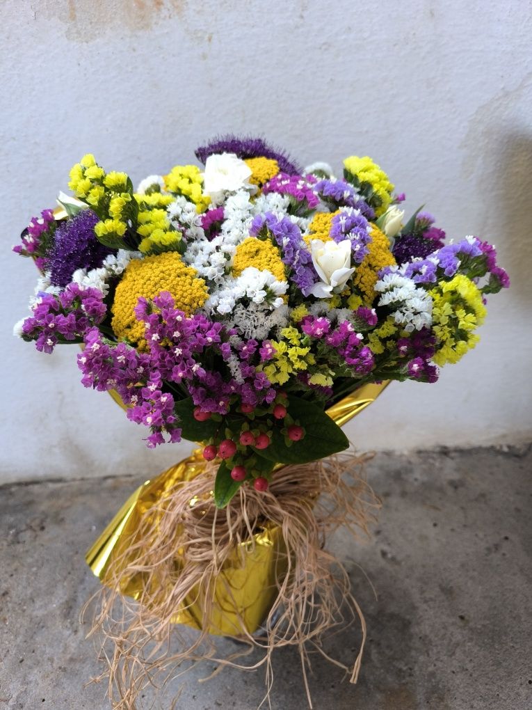 Ramos de flores naturais