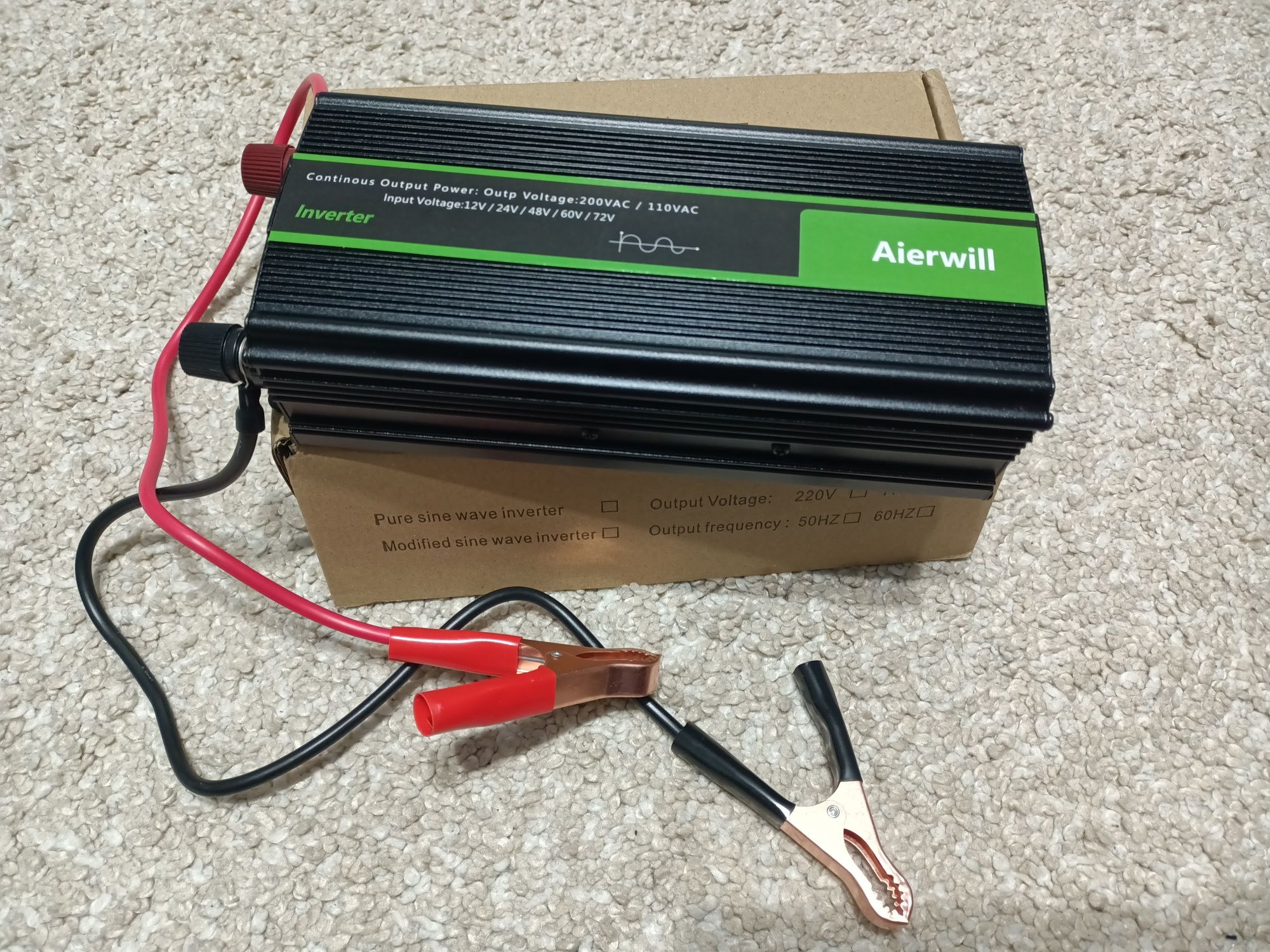 Інвертор Aerwill 1000Вт/500Вт