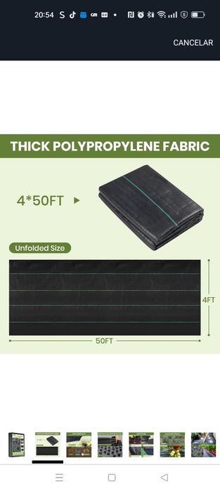 Malha anti ervas daninhas jardinagem. NOVO