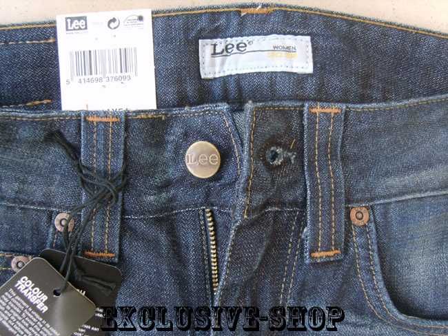 Spodnie damskie Lee Avalon , jeansy granatowe W27 L33 pas 76 cm