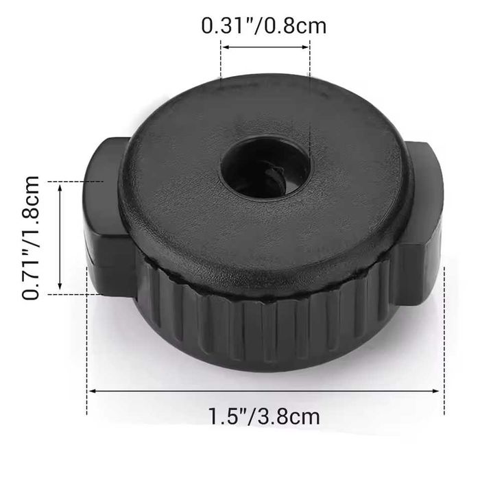 1 engate rápido para pratos  (tipo Tama QC8 quick-set cymbal)