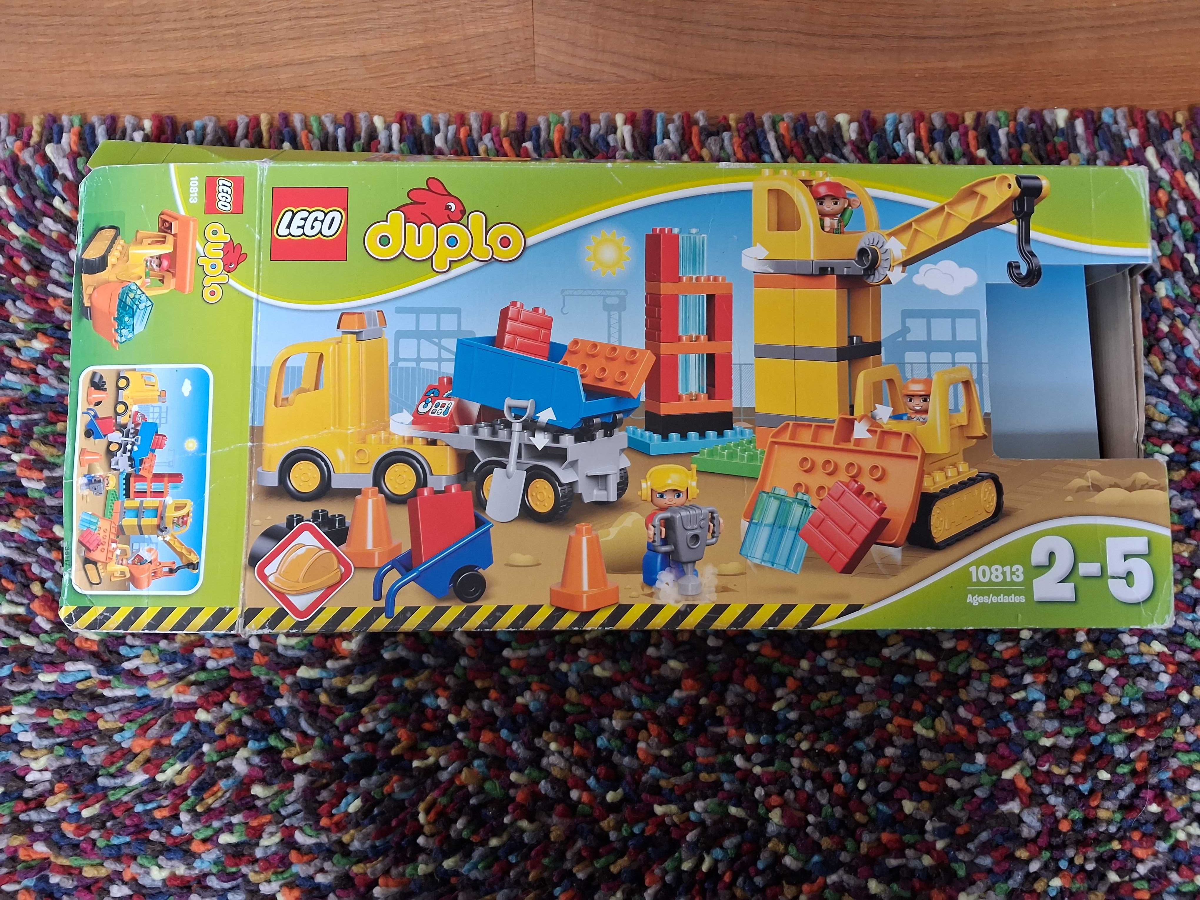 Lego duplo 10813 wielka budowa dźwig koparka wywrotka ciężarówka