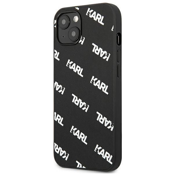 Etui Karl Lagerfeld do iPhone 13 mini, Czarny Allover