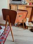 Niciak 60s lata 60 stolik schowek prl vintage