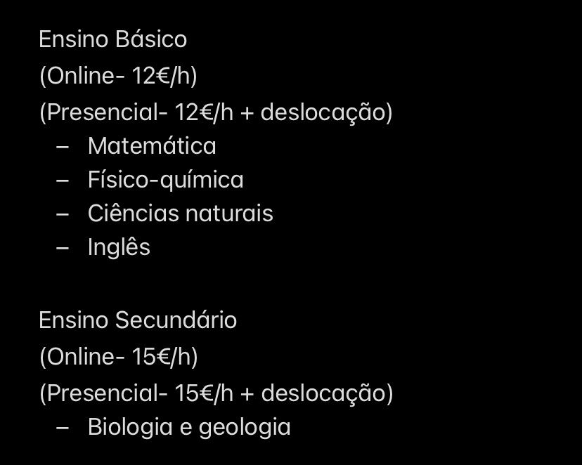 Explicações Biologia e Geologia 10/11 ano