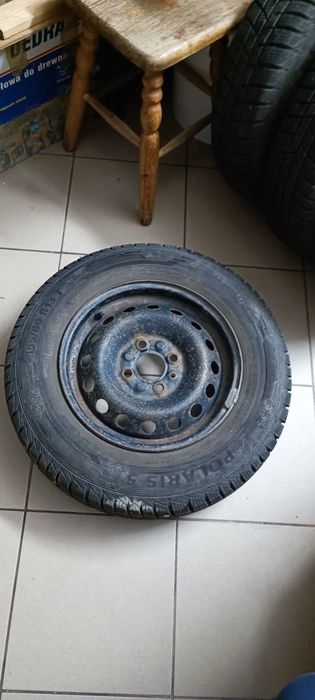 Koła zimowe fiat panda opony Barum Polaris 5 155/80 R13 - po 1 sezonie