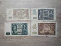 Polskie banknoty z okresu II wojny emisja Kraków