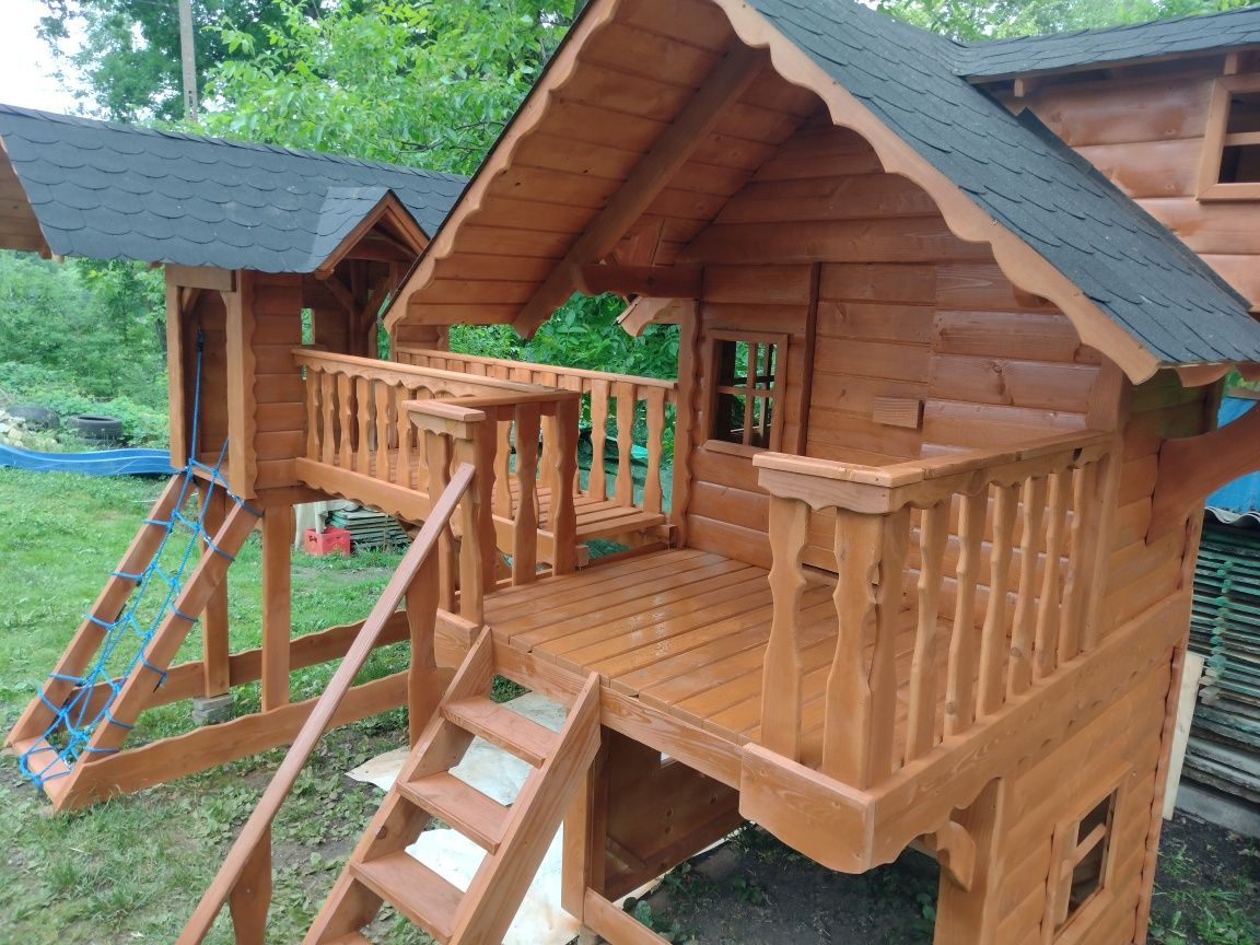 Plac zabaw  L  domki dla dzieci ,Bieszczady producent