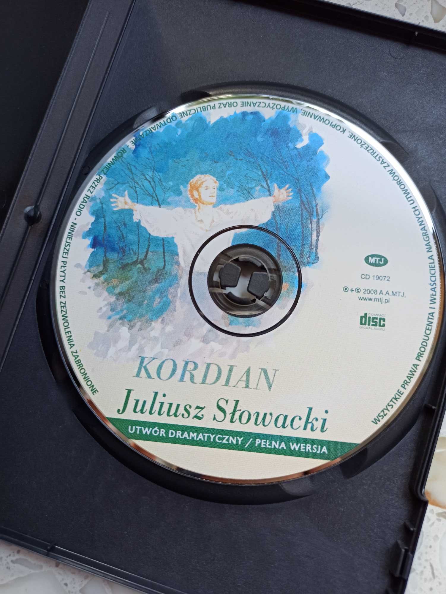 Audiobook "KORDIAN" Juliusz Słowacki (płyta CD-MP3)