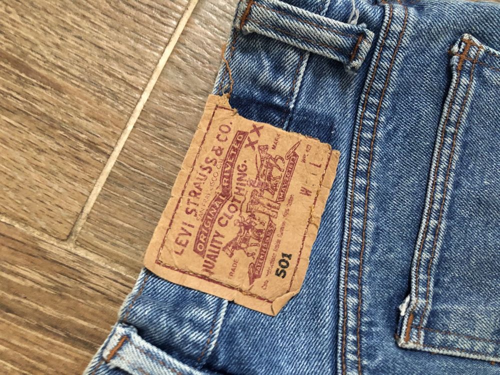 Levi’s 501 vintage jeansy shorty szorty spodenki XS S