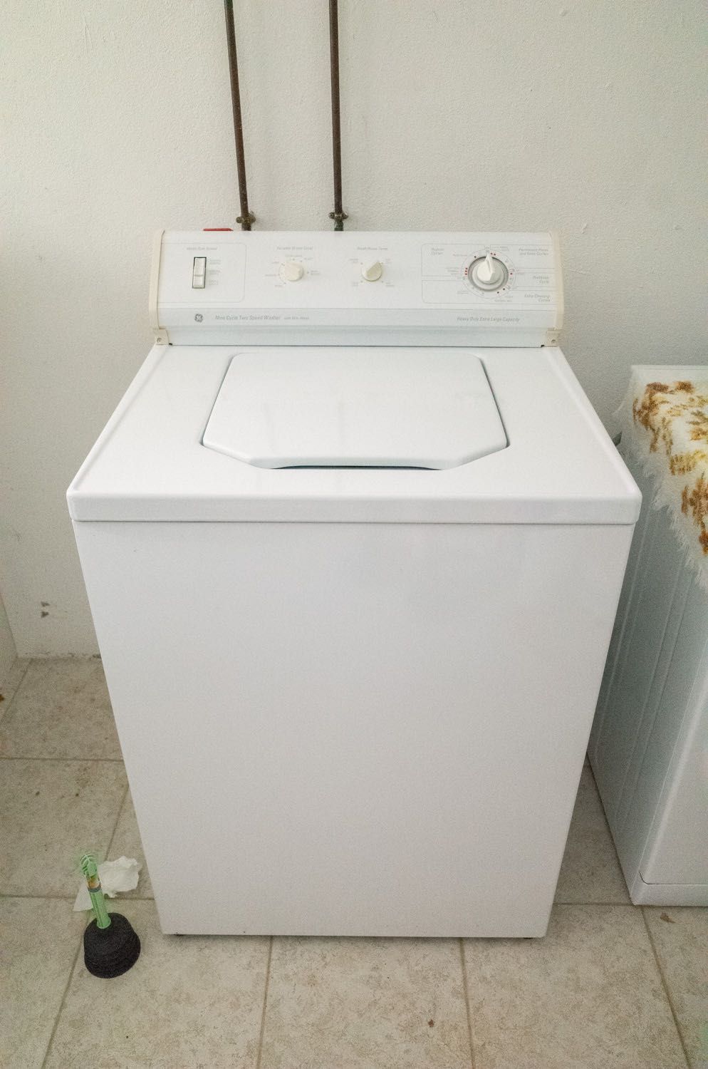 Original fabricado nos EUA, máquina de lavar roupa como nova,  rara