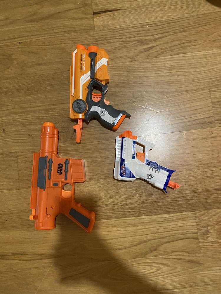 NERF elite, starwars - Zestaw 3 pistoletów