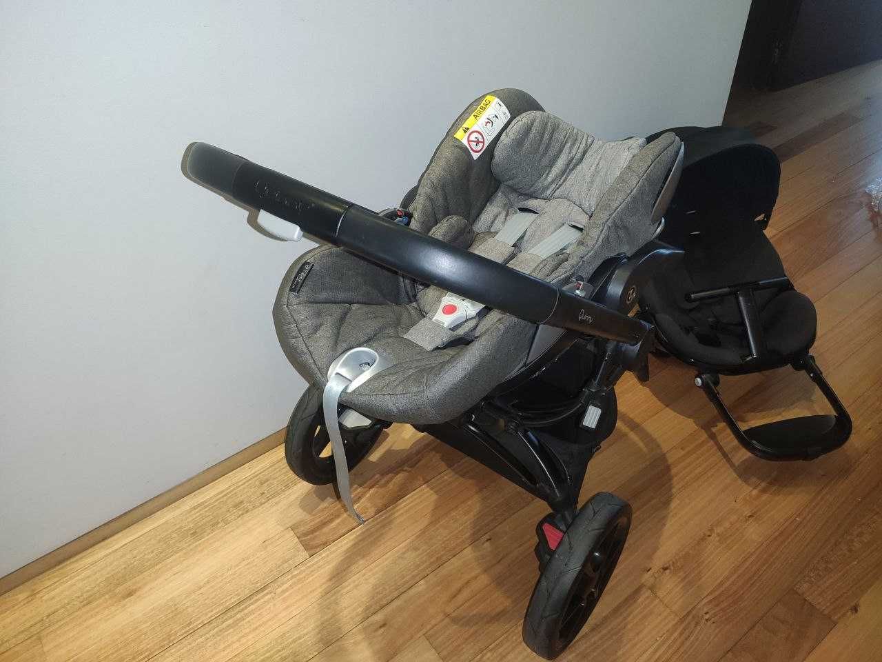 Carrinho Quinny Mood +babycoque Cybex Q plus+ isofix + adaptadores