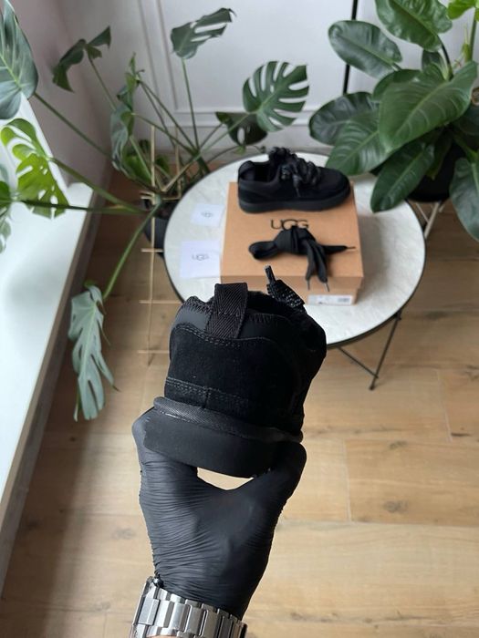 Зимові Жіночі Ugg Lowmel Sneaker Black натуральна замша та очвина