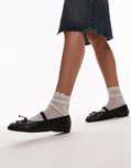 Topshop 41 Skórzane Baletki Brooke Czarne J24645