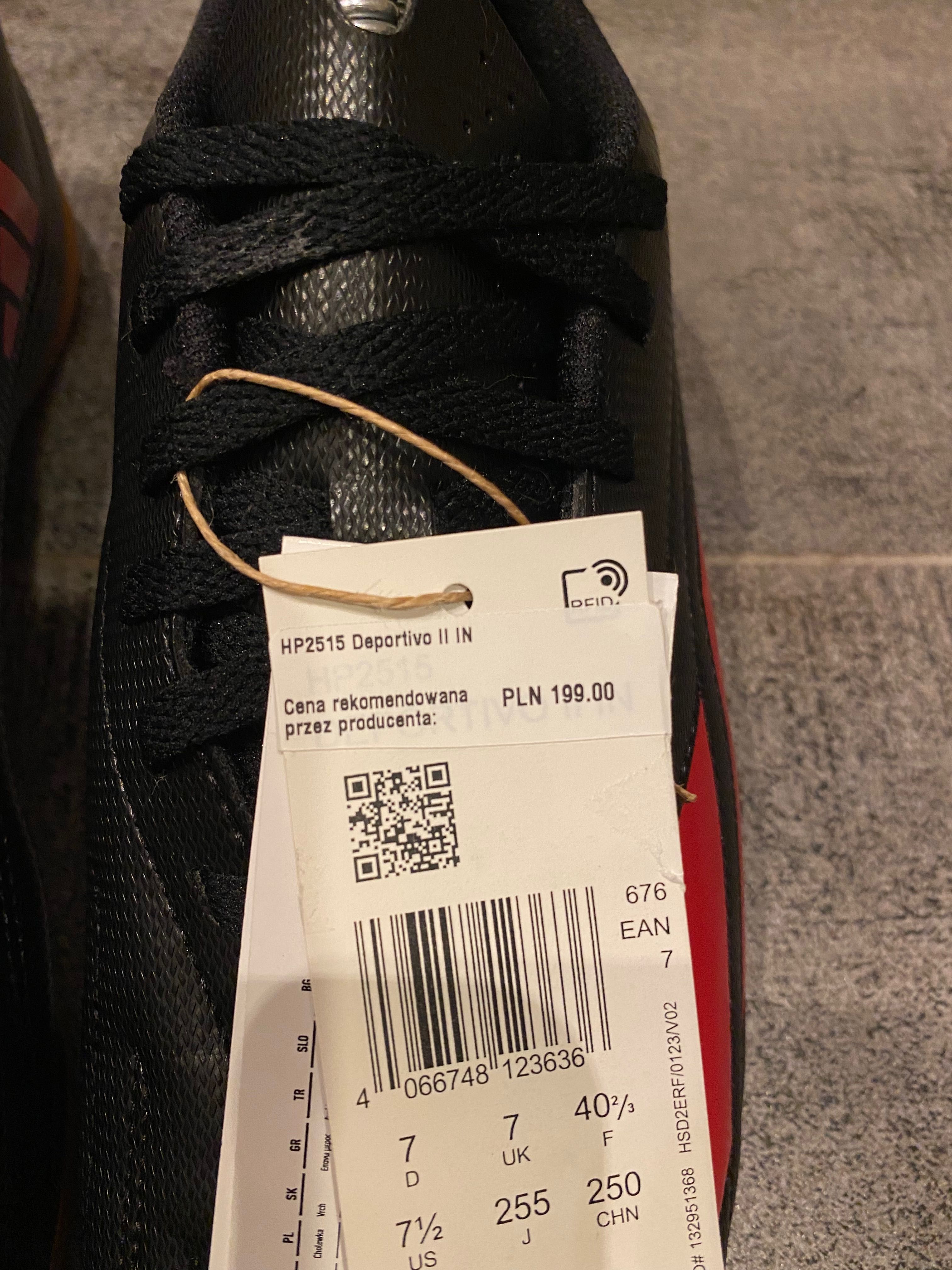 NOWE Z METKĄ Adidasy 40 r 25,5 cm halowe korki buty piłkarskie copy