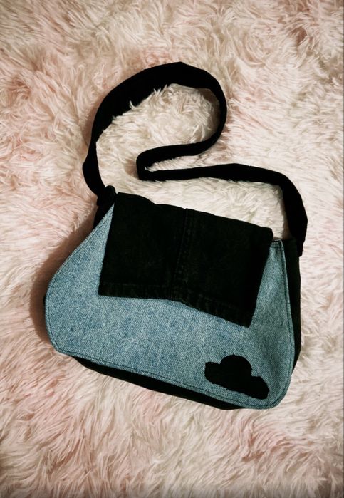 Джинсова сумочка власного виробництва)
