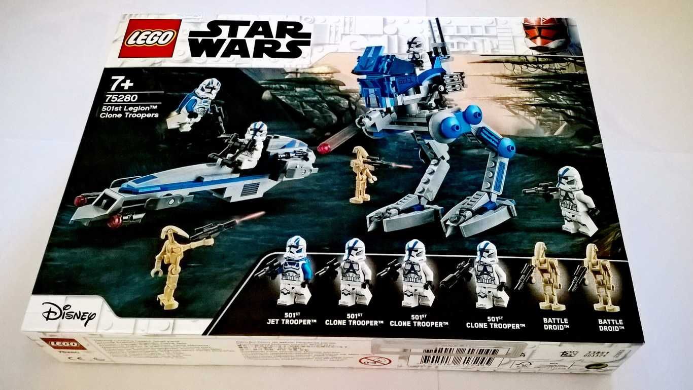 Lego Star Wars 75280 Legion 501st Clone Troopers selado