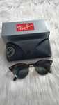 Okulary przeciwsłoneczne Ray Ban clubmaster RB4246 złoty havana