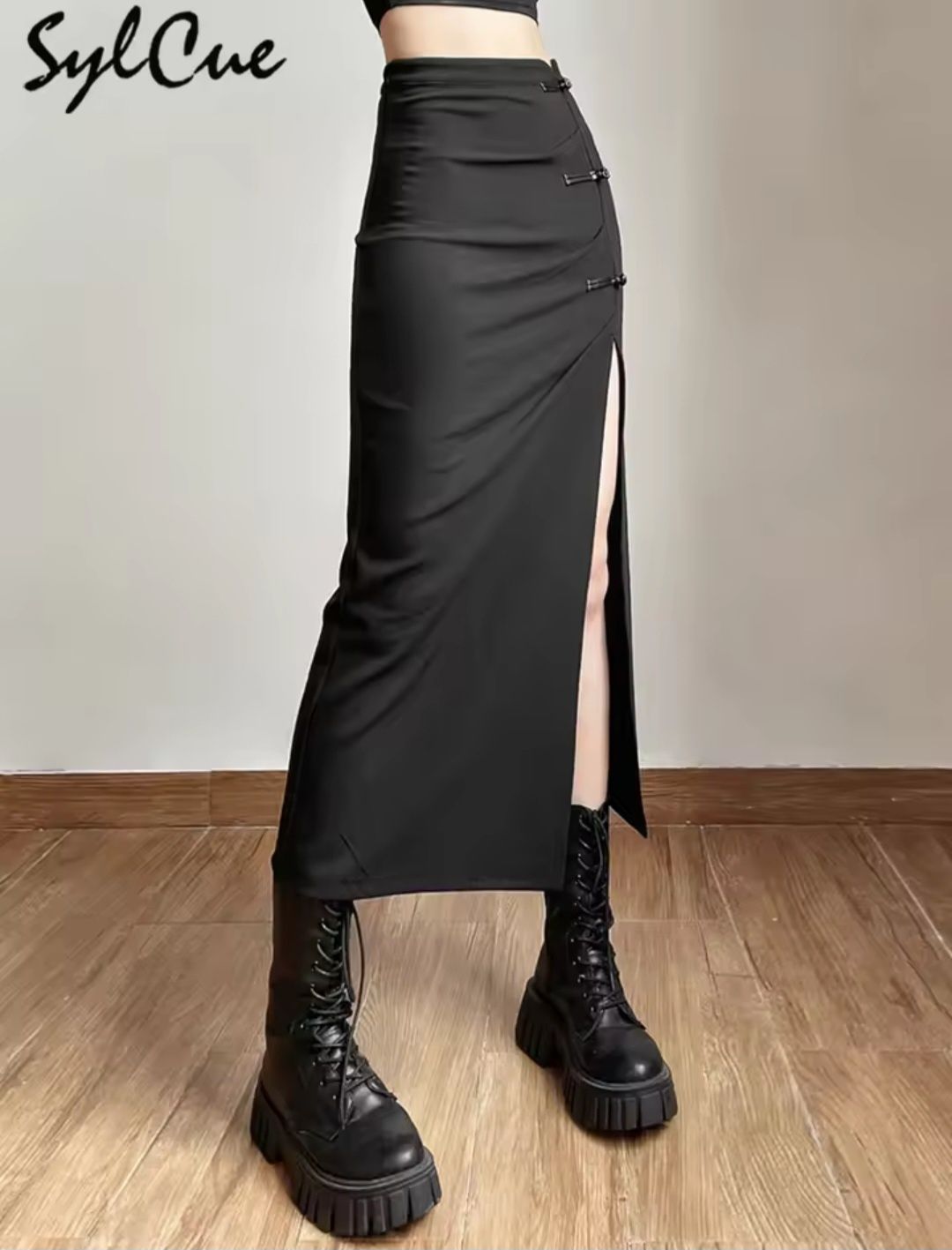 Спідниця у китайському стилі y2k japandi style